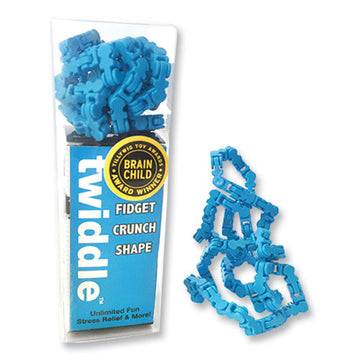 Zorbitz Twiddle Fidget Crunch Shape, Blue, Ages 5 And Up freeshipping - TVN Wholesale